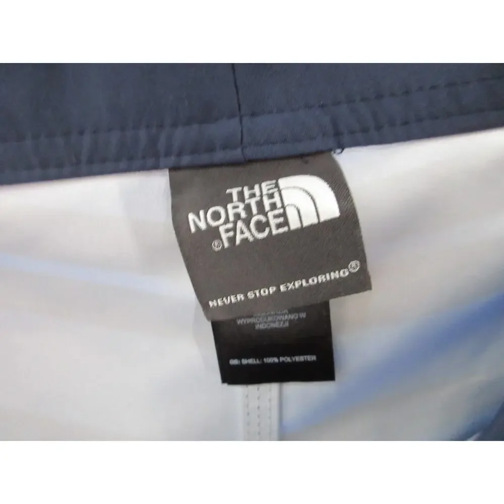 The North Face Swim Trunks Mens Sz 34 Board Shorts Blue Stripes Swimming Pockets - Picture 11 of 13